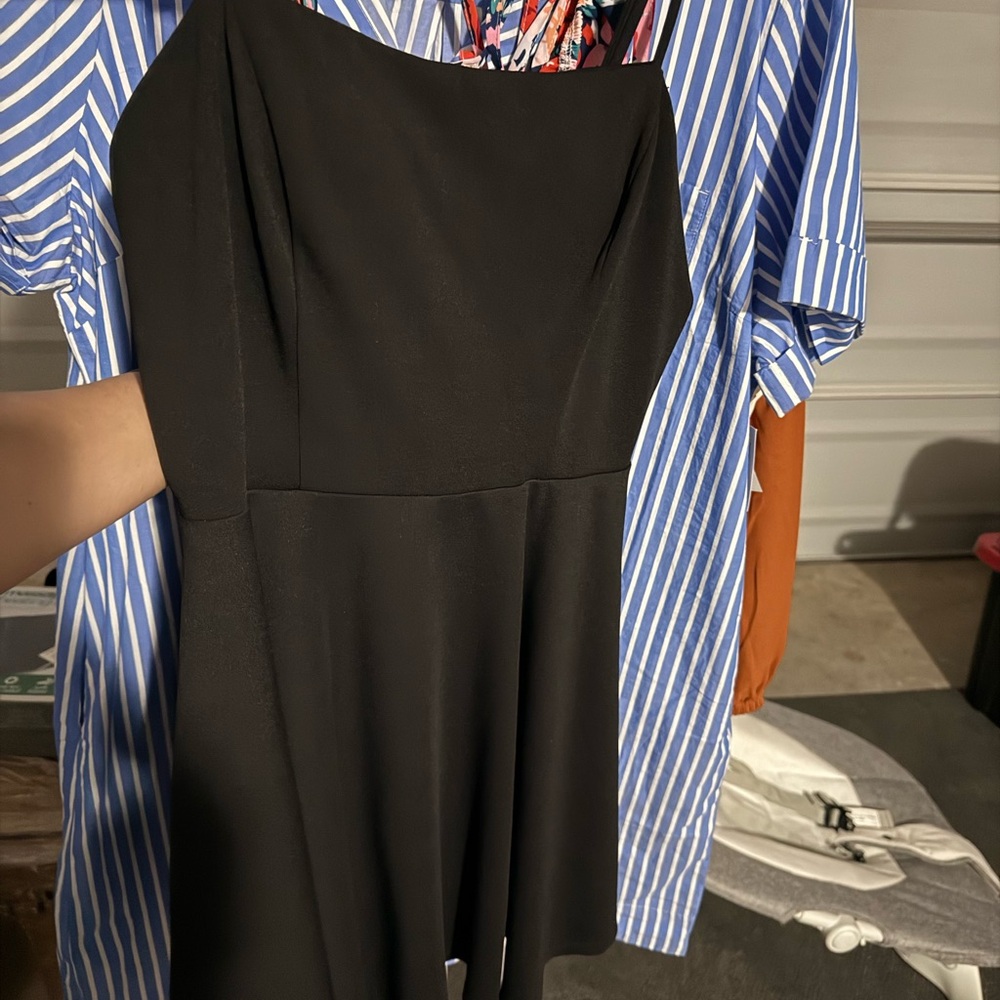 B. Smart One Shoulder Black Dress